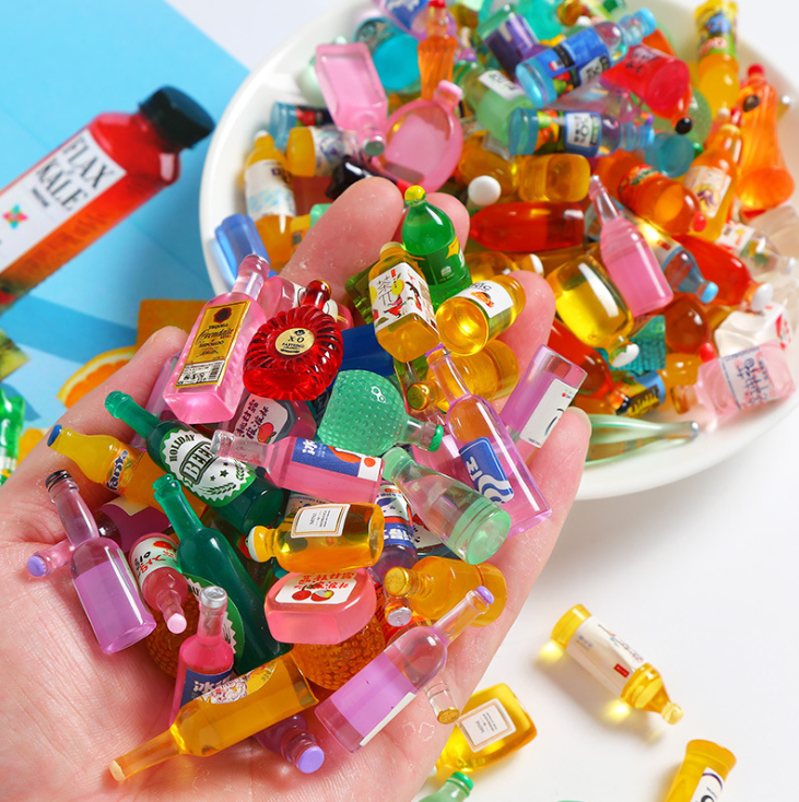 Mix Mini Resin Juice Water Bottle (10 pc)